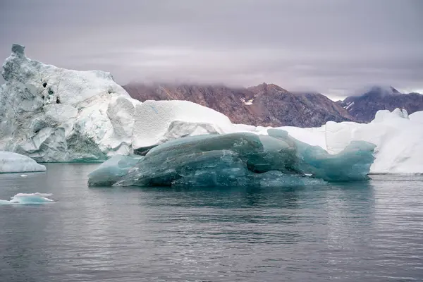 Iceberg Vista Aérea Groenlandia Océano Ártico —  Fotos de Stock