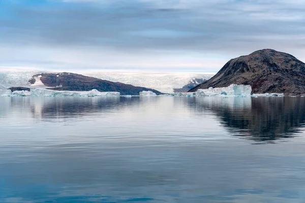 Témpanos Árticos Están Océano Ártico Groenlandia — Foto de Stock