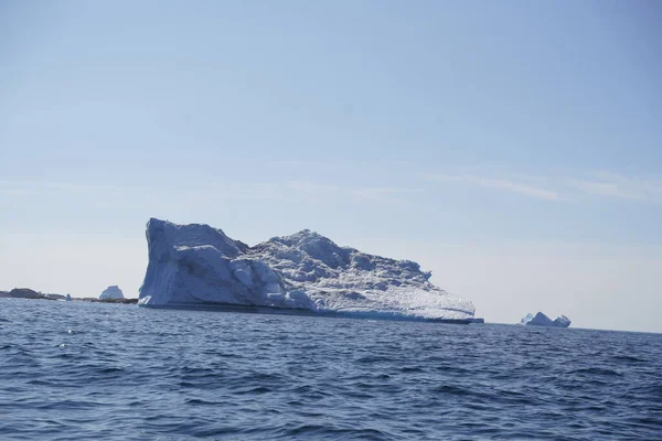 Арктичні Айсберги Тануть Арктичному Океані Гренландії — стокове фото