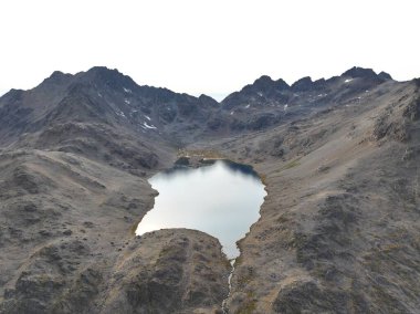 Greenland 'de hava manzaralı Kuzey Kutbu manzarası