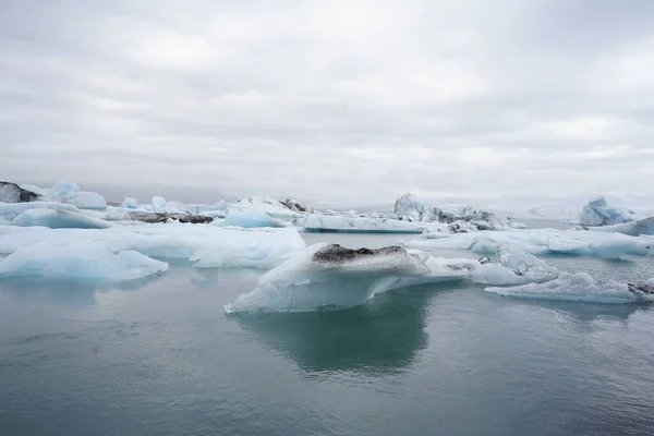Παγετώνες Είναι Στον Αρκτικό Ωκεανό — Φωτογραφία Αρχείου