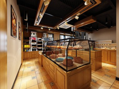 Pastanenin iç mimarisi, 3D görüntüleme.