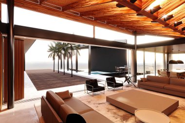 3 boyutlu lisans odası, otel odası.