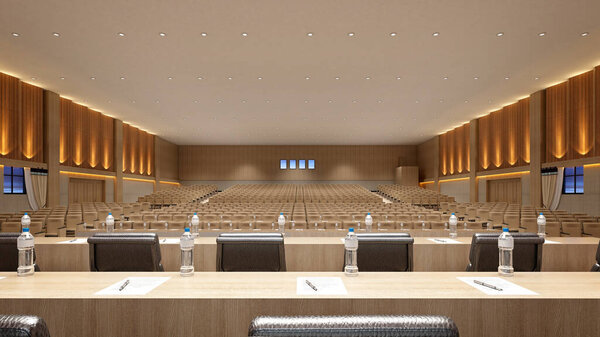 3d render of conference room, amplifier