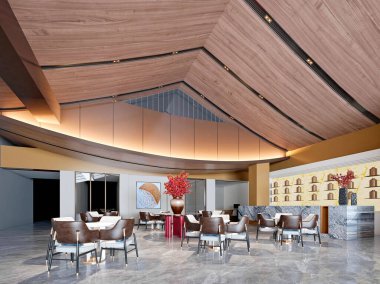 RESTAURANT CAFE 'İN 3D RENDERİ