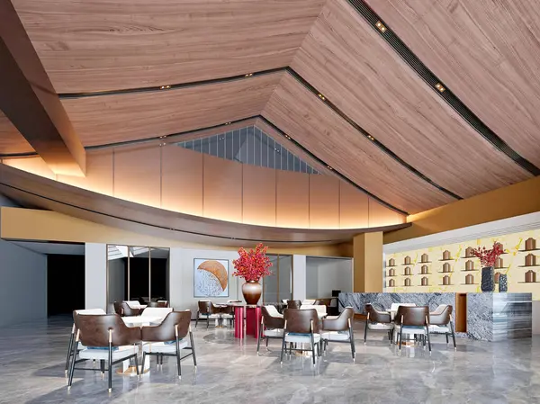 RESTAURANT CAFE 'İN 3D RENDERİ