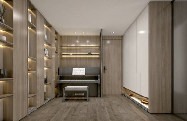 Kulüp binasının 3D görüntüsü