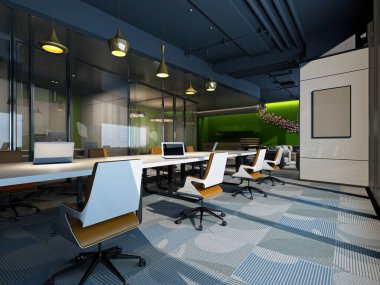 Çalışma odasının 3 boyutlu çamurluğu.