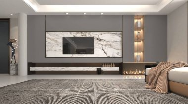 günbatımında hava manzaralı İstanbul Boğazı