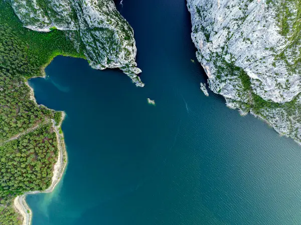 stock image Aerial view of Sahinbey Canyon in Turkey