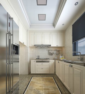 3D döşeme lüks ev iç mekan, oturma odası