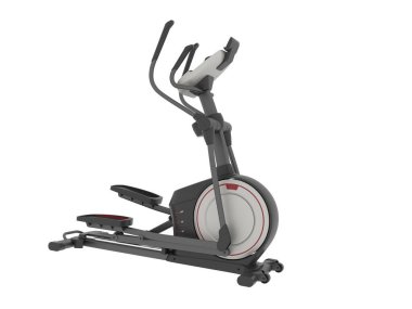 3D render modern fitness makinesi
