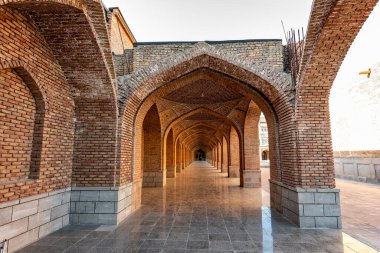 Mavi Cami (Kabud Camii) Tabriz, İran. Haziran 04, 2025. Kabud Camii veya Gk Mescid olarak da bilinen Mavi Cami, İran 'ın Doğu Azerbaycan Eyaleti' nin başkenti Tabriz 'de bulunan tarihi bir camidir..