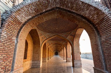 Mavi Cami (Kabud Camii) Tabriz, İran. Haziran 04, 2025. Kabud Camii veya Gk Mescid olarak da bilinen Mavi Cami, İran 'ın Doğu Azerbaycan Eyaleti' nin başkenti Tabriz 'de bulunan tarihi bir camidir..