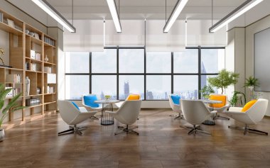 3D render modern ofis