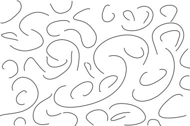 Çağdaş şekillere sahip soyut illüstrasyon