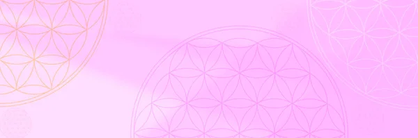 Hand drawn illustration with pastel colors and mandala sacred geometry elements