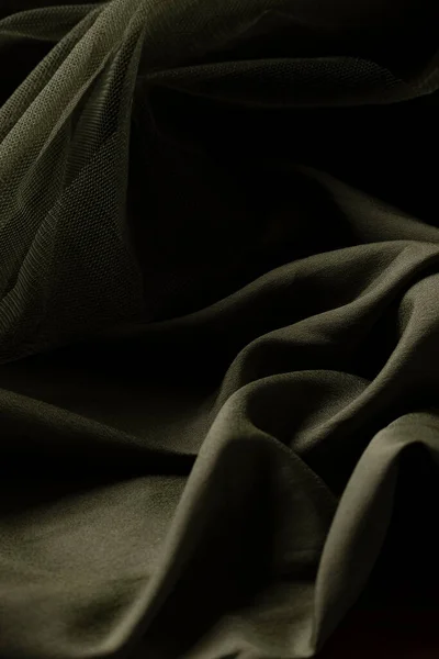 柔软光滑的波浪形纺织品 — 图库照片