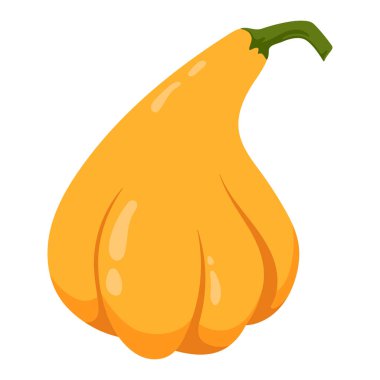 Dekoratif sonbahar kabağı kabağı beyaz arka planda izole edilmiş. Sonbahar hasat kabakları. Sonbahar dekoratif tasarımı için element, şükran günü daveti