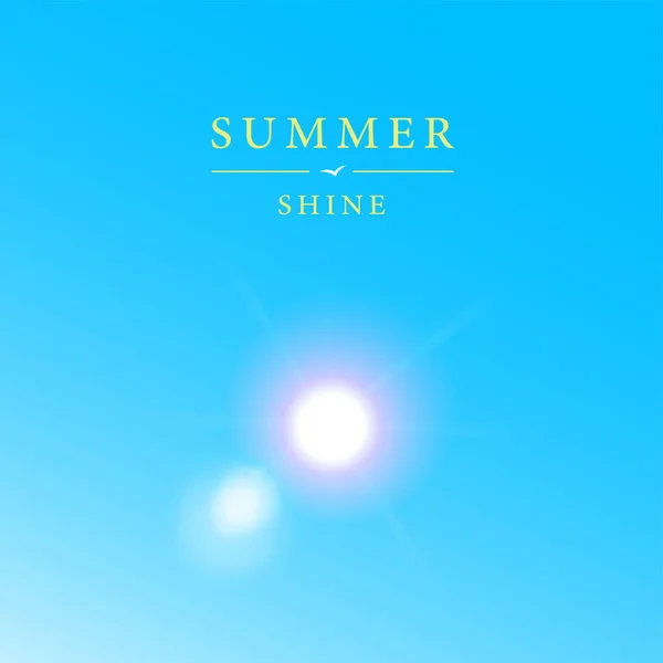 Mavi Gökteki Güneş 'in Metin Mesajlı Hava Görüntüsü