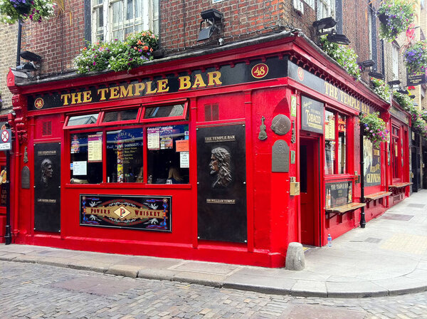 The Temple Bar, Dublin Ireland
