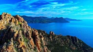 A serene and peaceful scene of a rocky coastline with crashing waves. Perfect for travel, nature, and adventure-themed projects