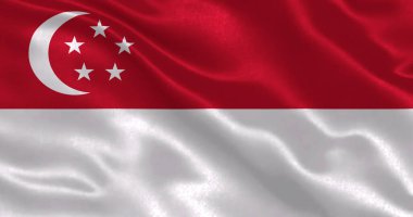 Singapur sallayarak bayrak