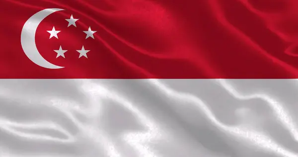 Singapur sallayarak bayrak