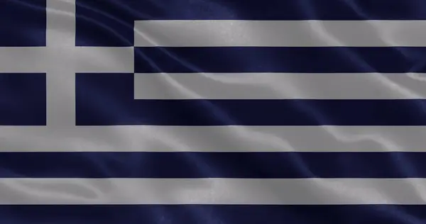 Ulusal kumaş dokusu sallanan çim bayrağı, 3 boyutlu illüstrasyon