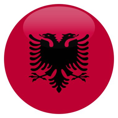 Arnavutluk 'un yuvarlak bayrağı