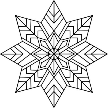 Yüksek Kaliteli Kar Tanesi Vektörü