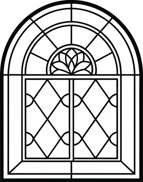 Yüksek Kalite Lekeli Cam Vektörü