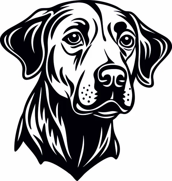 Yüksek Kaliteli Köpek Duvarı Sanat Vektörü