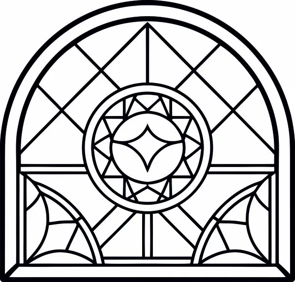 Yüksek Kalite Lekeli Cam Vektörü