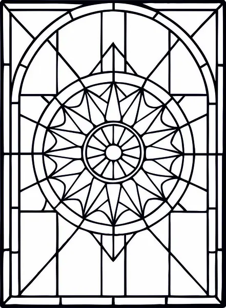 Yüksek Kalite Lekeli Cam Güneş Vektörü