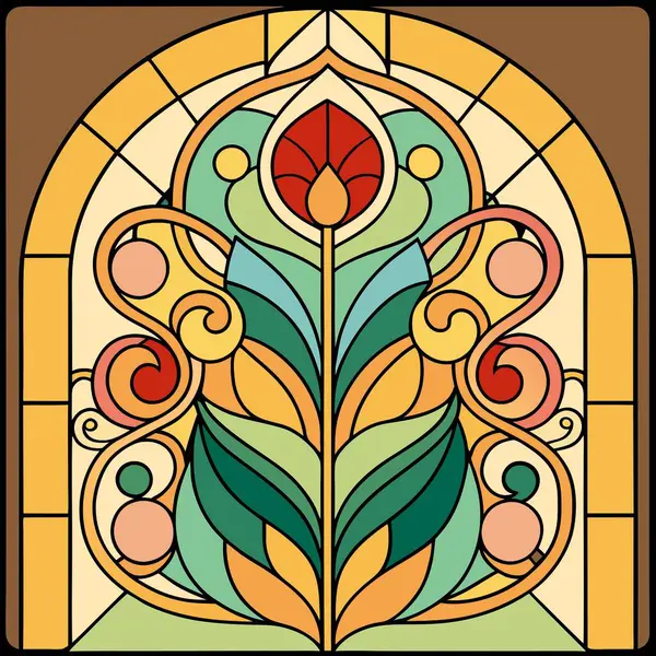 Yüksek Kalite Lekeli Cam Vektörü