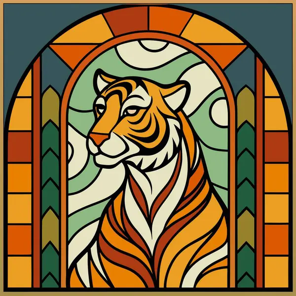 Yüksek Kalite Lekeli Cam Kaplan Vektörü