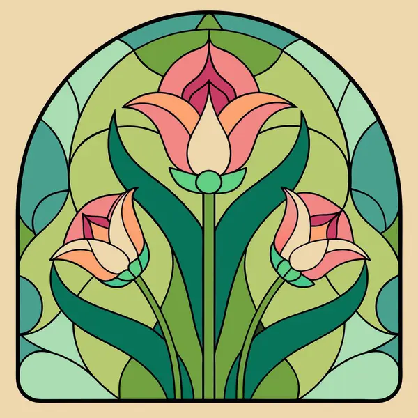 Yüksek Kalite Leke Lale Vektörü