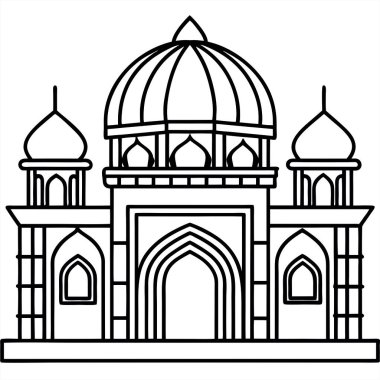 Yüksek Kaliteli Cami Vektörü