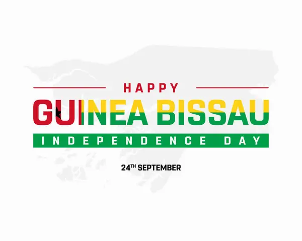 stock image Guinea Bissau Independence Day Design, Guinea Bissau Flag Design, Guinea Bissau, 24th September, Independence Day of Guinea Bissau, Vector illustration of Independence Day of Guinea Bissau, I love Guinea Bissau, Icon