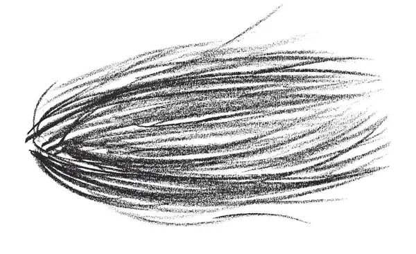 Beyaz arkaplanda siyah kalem çizgileri.