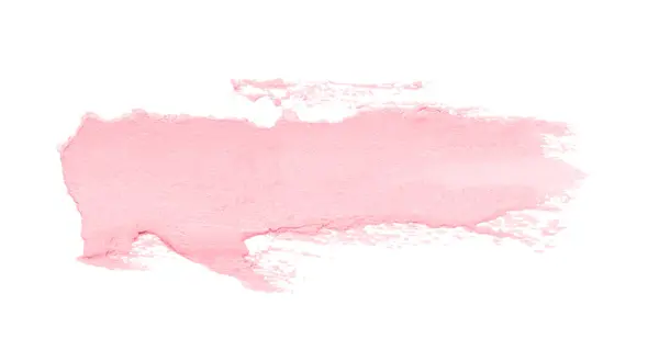 Beyaz arkaplanda pembe suluboya fırça darbeleri.