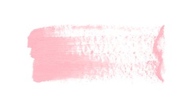 Beyaz arkaplanda pembe suluboya fırça darbeleri.