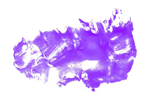 Beyaz arkaplanda mor fırça darbeleri.