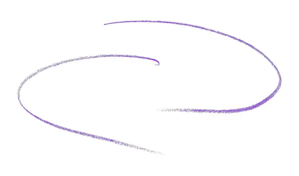 Beyaz arkaplanda mor kalem çizgileri.