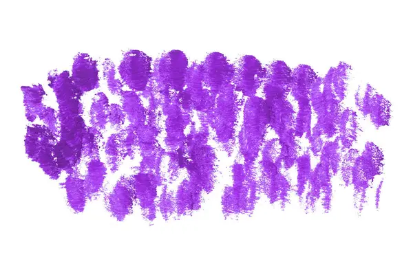 Beyaz arkaplanda mor fırça darbeleri.