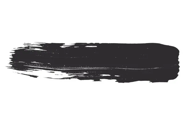 Beyaz arkaplanda siyah fırça darbeleri.