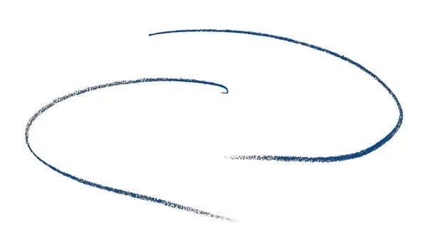 Beyaz arkaplanda mavi kalem çizgileri.