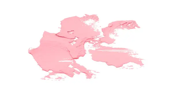 Beyaz arkaplanda pembe suluboya fırça darbeleri.