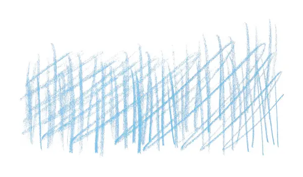 Beyaz arkaplanda açık mavi kalem çizgileri.